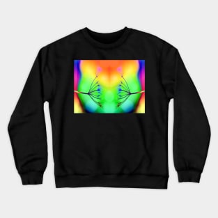 Rainbow Queen Anne Lace Crewneck Sweatshirt